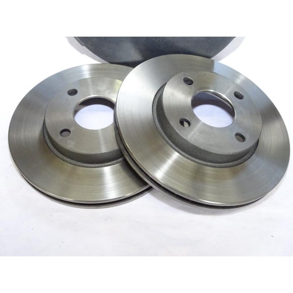 Paire disques de frein avant 260mm diametre ventilé Norauto NDF6784 pour ford mondeo 1 2 I II scorpio 2 II cougar 