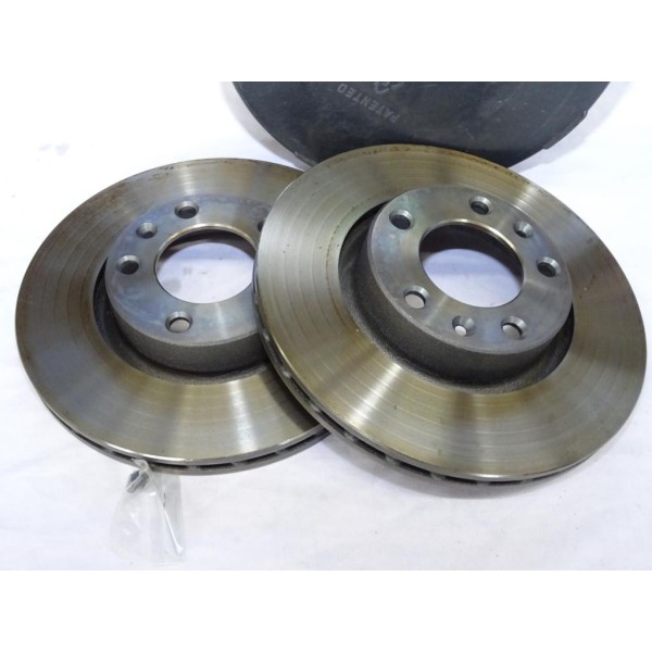 Paire disques de frein avant 276mm diametre 22mm ventilé Norauto NDF7322 pour citroen XM peugeot 605 