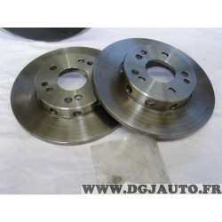 Paire disques de frein avant 284mm diametre plein Norauto NDF7210 pour mercedes W124 classe E 