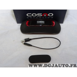 Cosmo connected noir mat Cosmo CM0101002FR pour feu de freinage connecté casque moto velo trottinette 
