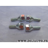 Lot 4 boulons conique chrome ecrou de roue M12x1.5x26 SW19 324782 4794310708