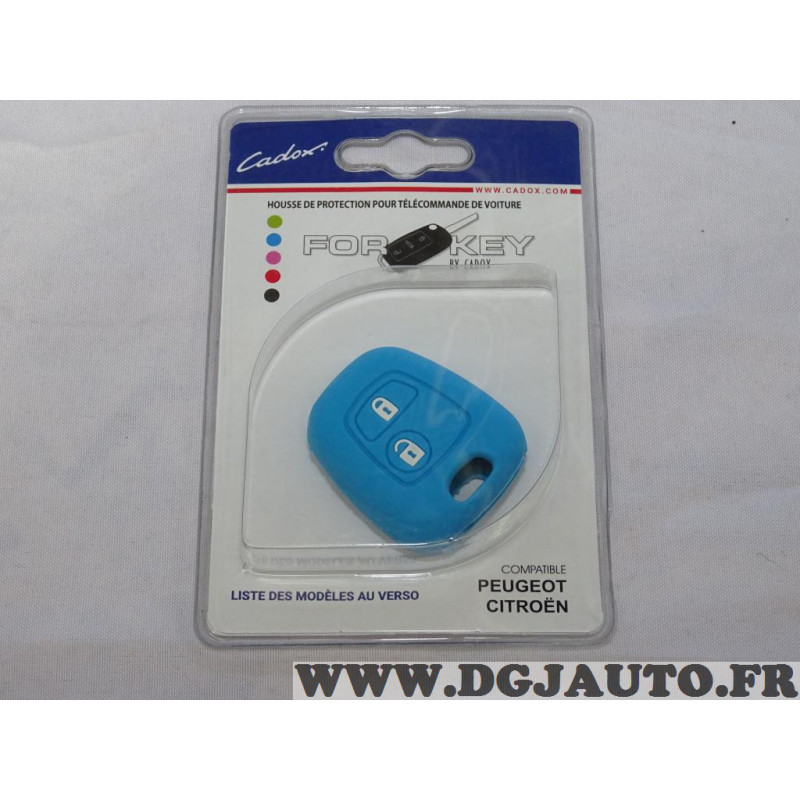 Coque clé télécommande bleu 2 boutons Cadox 790003B S-PSA20S pour citroen  peugeot, au meilleur prix 2.75 sur DGJAUTO