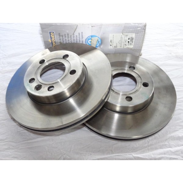 Paire disques de frein avant 288mm diametre ventilé Norauto ND1093 pour volkswagen sharan ford galaxy seat alhambra 