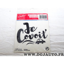 Autocollant sticker decoration Je covoit' Cadox 156910