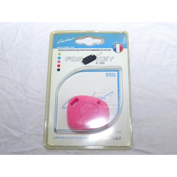 Housse rose coque de clé télécommande 1 bouton Cadox 790006F S-REN12S pour renault megane 1 I laguna 1 I espace 3 III 