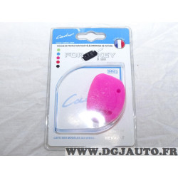 Housse étui rose coque de clé télécommande 1 bouton Cadox 790005F pour renault master