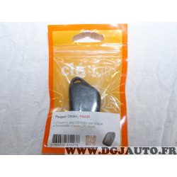 Coque clé télécommande 2 boutons (lame à tailler non incluse) Clé auto PSA26 pour citroen saxo ZX