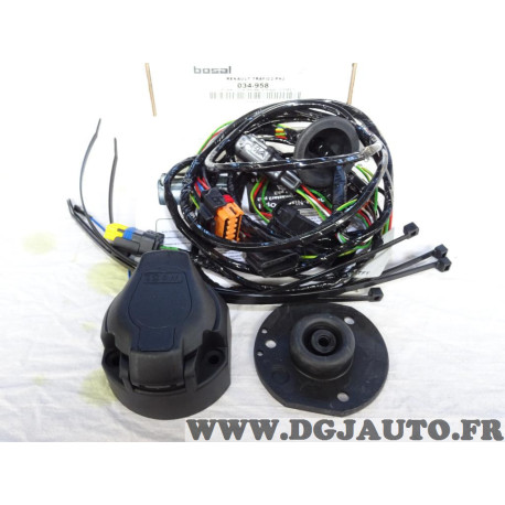 Faisceau attelage attache remorque specifique Bosal 034958 pour renault trafic 2 II opel vivaro A nissan primastar de 10/2006 à 