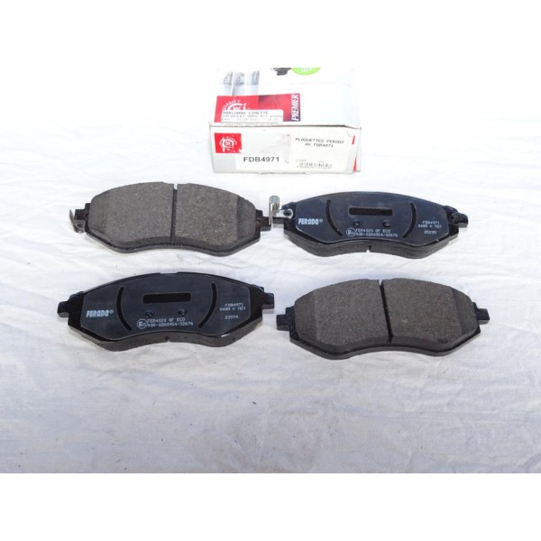 Jeu 4 plaquettes de frein avant montage akebono Ferodo FDB4971 pour chevrolet aveo kalos 