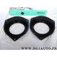 Lot 2 entretoises supports 100/130mm fixation enceinte haut parleur Phonocar 03920 pour fiat 500 bravo 2 II panda 3 III grande p