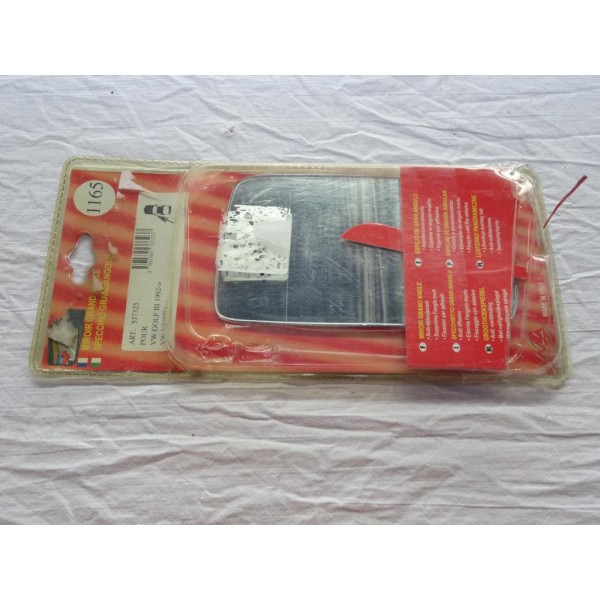 Vitre miroir glace retroviseur grand angle gauche N°1165 537323 pour volkswagen golf 3 III vento partir de 1992 