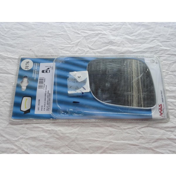 Vitre miroir glace retroviseur avant droit MAD 3176 204300 pour volkswagen polo de 2000 à 2002 lupo de 2001 à 2005 seat arosa de