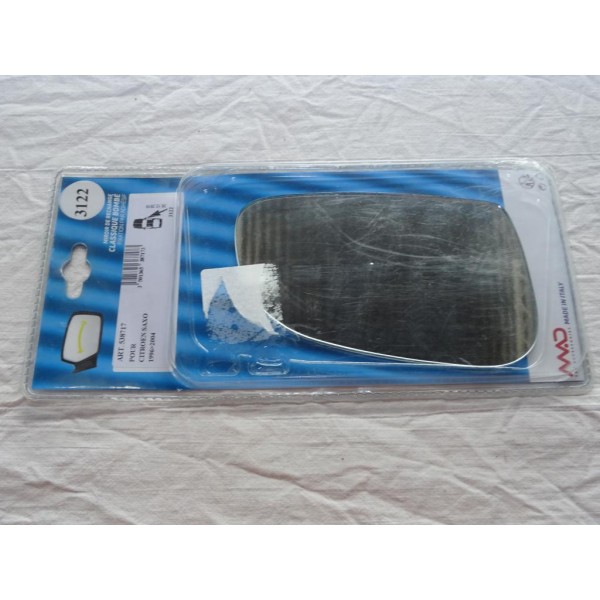 Vitre miroir glace retroviseur avant droit MAD 3122 538717 pour citroen saxo de 1996 à 2004 