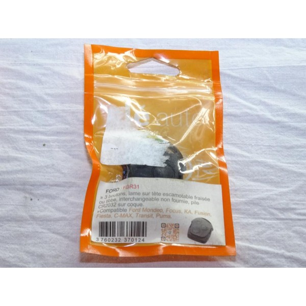 Coque clé télécommande 3 boutons (lame à tailler non fournie) Clé auto FOR31 pour ford mondeo focus ka fusion fiesta C-max cmax 