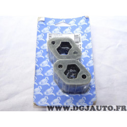 Blister 2 silents bloc fixation silencieux echappement Bosal 255475 pour citroen BX saxo peugeot 106 205 309 405 J9 