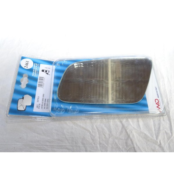 Vitre miroir glace de retroviseur avant gauche MAD 2461 537513 pour audi A3 de 2001 à 2003 A4 de 1999 à 2000 A6 de 1997 à 2004 