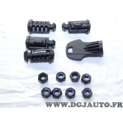 Kit 4 serrures verrouillage plastique Thule 162060-20 pour barres de toit porte velo