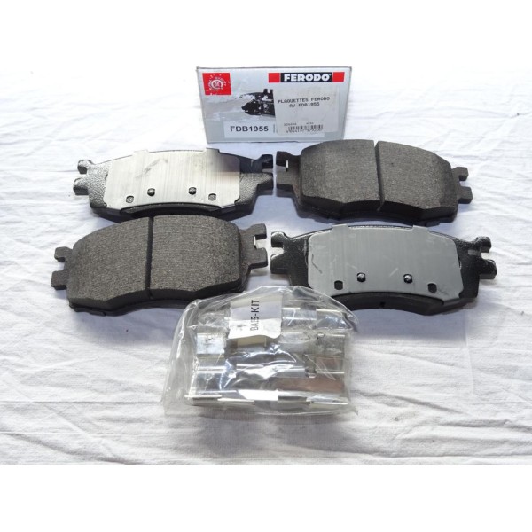 Jeu 4 plaquettes de frein avant montage mando Ferodo FDB1955 pour hyundai accent i20 kia pride rio 