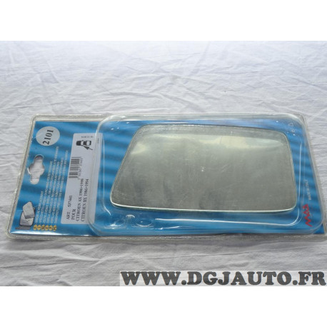 Vitre miroir glace de retroviseur avant gauche MAD 2101 537441 pour citroen AX BX partir de 1986 