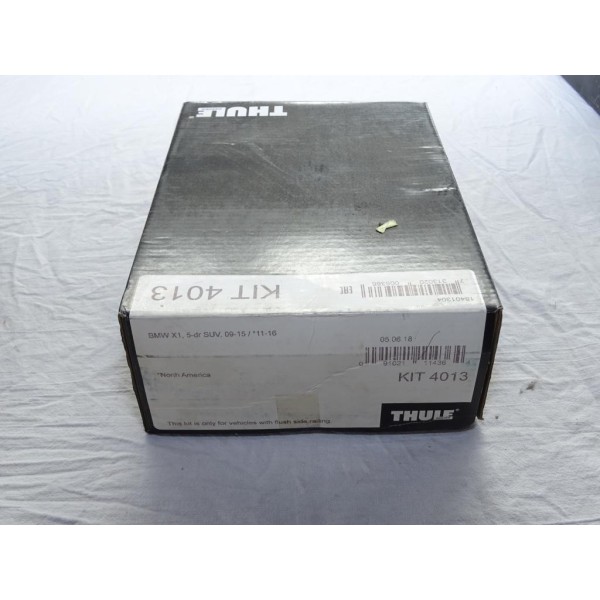Kit pieds fixation barre de toit 4013 Thule KIT4013 pour BMW X1 5 portes de 2009 à 2015 