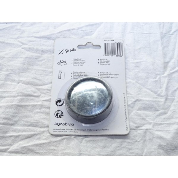 Miroir angle mort rond 50mm autocollant retroviseur Norauto 46845 255181809 