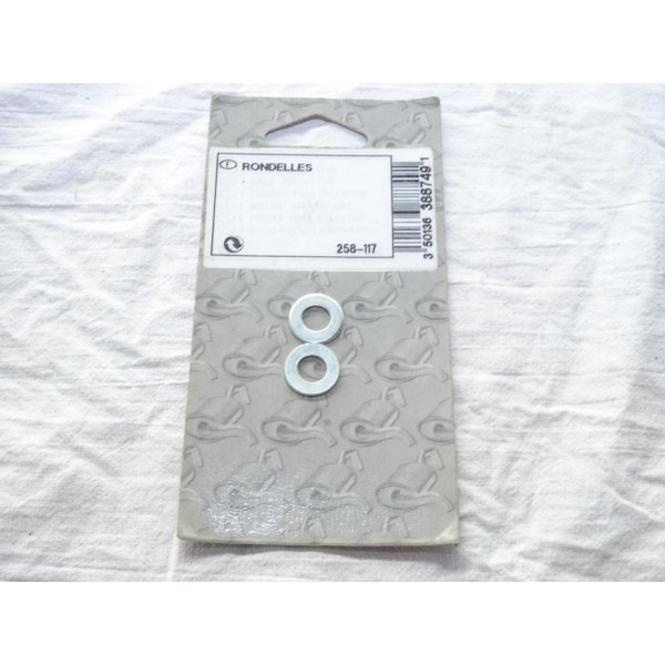 Lot 2 rondelles collier serrage fixation tuyau silencieux echappement Bosal 258-117 pour divers véhicules fiat alfa romeo lancia