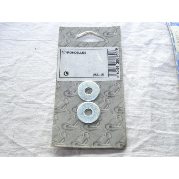Lot 2 rondelles fixation echappement silencieux collecteur tuyau tube Bosal 258121 pour divers véhicules fiat alfa romeo lancia 