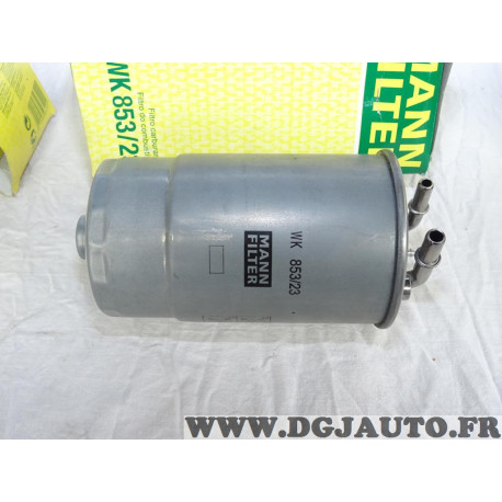 Filtre à carburant gazoil Mann filter WK853/23 pour opel corsa D 1.3CDTI 1.3 CDTI diesel partir de 2006 