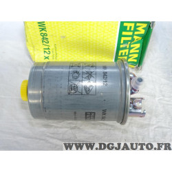 Filtre à carburant gazoil Mann filter WK842/12X pour seat arosa volkswagen lupo polo 1.2 1.4 1.7 SDI TDI diesel 