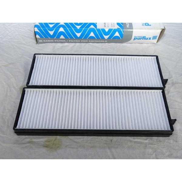 Paire filtres habitacle interieur Purflux AH393-2 pour hyundai i20 de 2008 à 2015 