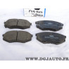 Jeu 4 plaquettes de frein avant montage mando Delphi LP2227 FDB4447 pour hyundai sonata YF ix20 JC kia soul PS