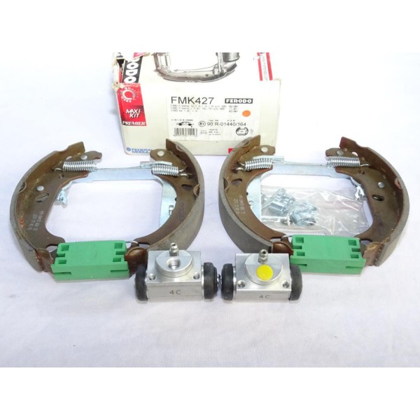 Kit frein arriere prémonté 180x42 montage AP lockheed Ferodo FMK427 pour ford fiesta 4 5 IV V ka puma mazda 2 DY 121 JA JB 