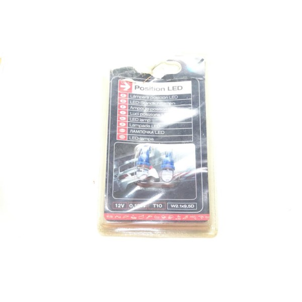 Blister 2 ampoules LED T10 W2.1x9.5D Sumex LED100A 