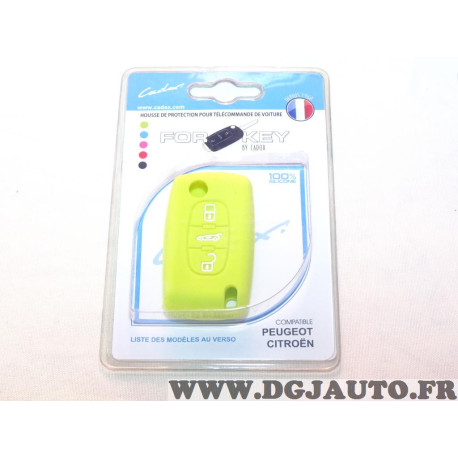 Housse étui coque de clé télécommande 3 boutons Cadox 790004V PSA307S pour citroen peugeot 