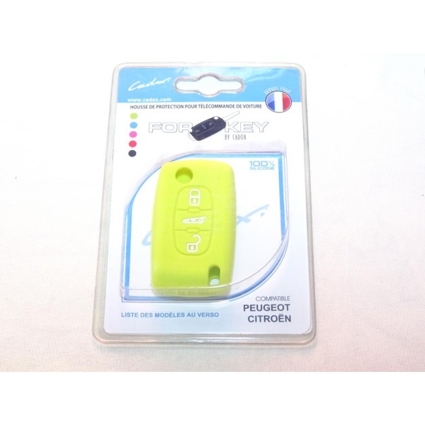 Housse étui coque de clé télécommande 3 boutons Cadox 790004V PSA307S pour citroen peugeot 
