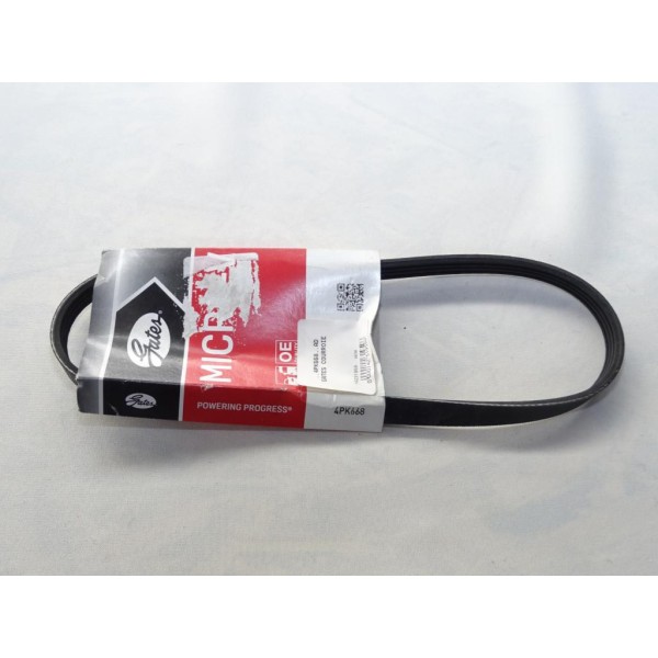 Courroie d'accessoire micro-V Gates 6PK668 pour alfa romeo mito chevrolet aveo matiz spark daewoo kalos fiat 500 bravo 2 II dobl