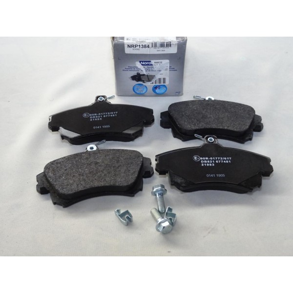 Jeu 4 plaquettes de frein avant montage lucas Norauto NRP1384 pour mitsubishi carisma colt volvo S40 V40 