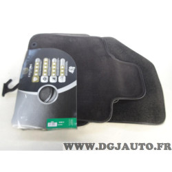 Jeu 4 tapis de sol sur mesure avant + arriere Couture 91195 pour peugeot 508 2 II partir de 01/2019 