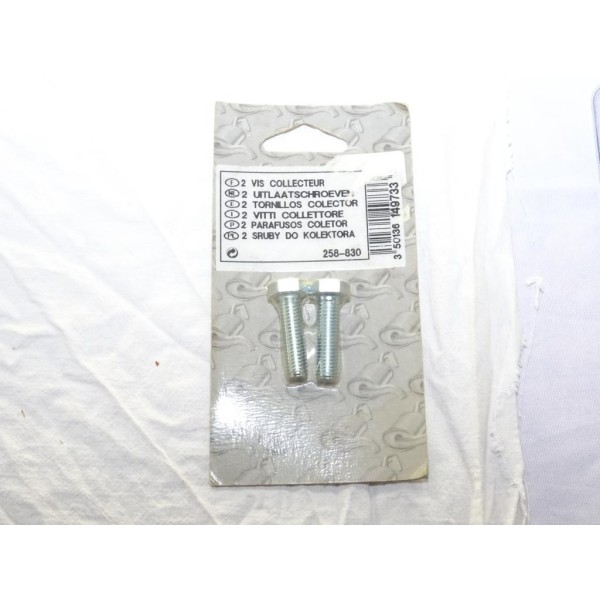 Lot 2 vis boulon fixation echappement silencieux collecteur tuyau 30mm Bosal 258-830 pour divers véhicules fiat alfa romeo lanci