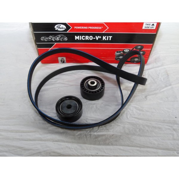 Kit courroie accessoire 4PK1540 + 2 galets Gates K014PK1540 pour renault twingo 1 kangoo 1 clio 2 3 II III modus dacia logan san