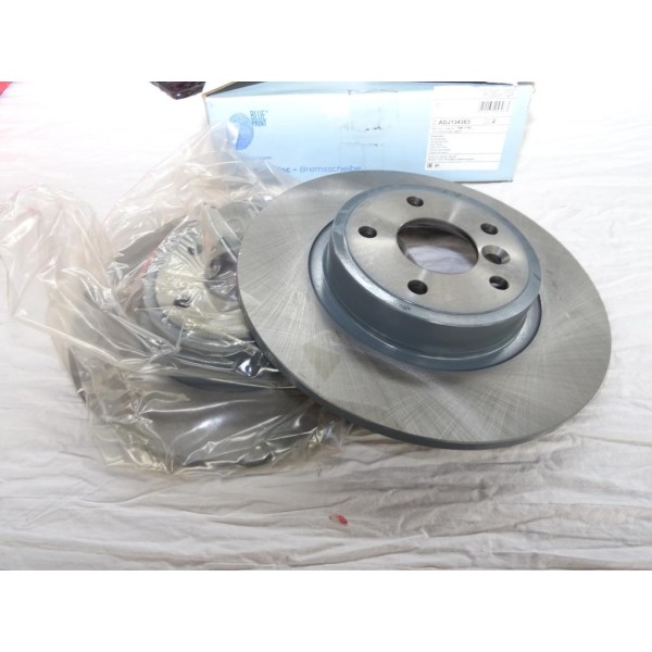 Paire disques de frein arriere plein 300mm diametre Blue print ADJ134363 pour jaguar XE E-pace 