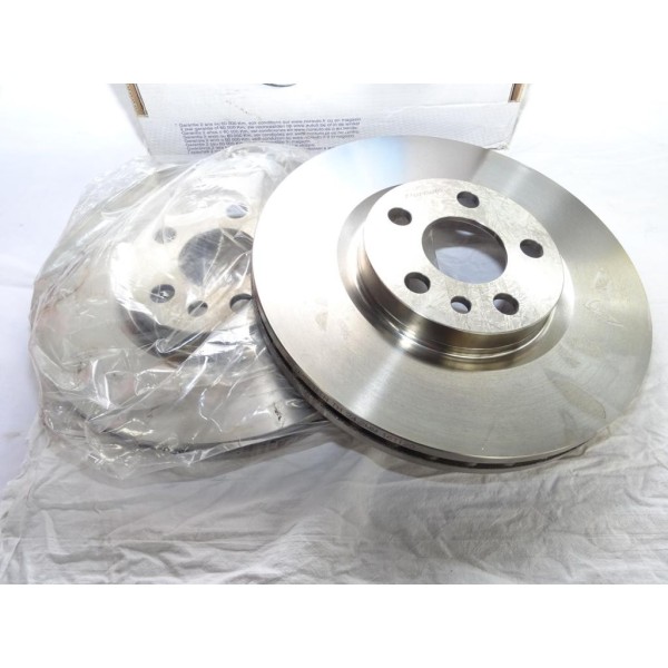 Paire disques de frein avant 281mm diametre ventilé Norauto ND4620 pour citroen evasion jumpy fiat ulysse scudo lancia zeta peug