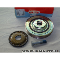 Poulie damper vilebrequin Corteco 49363329 pour citroen C4 dont picasso C5 C8 jumpy 2 II DS4 DS5 peugeot 307 308 407 508 807 300