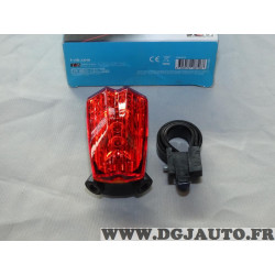Feu eclairage LED arriere rouge TNB UMLED3 pour velo bicyclette 