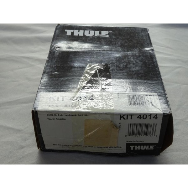Kit pieds fixation barre de toit KIT 4014 Thule KIT4014 pour audi A3 5 portes partir de 2004 