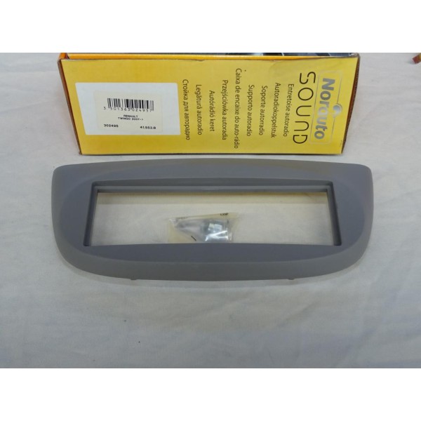 Cadre contour poste radio autoradio Norauto 302495 41.553.B pour renault twingo 2 II partir de 2007 