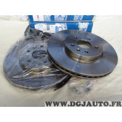 Paire disques de frein avant ventilé 300mm diametre Bosch BD1678 0986479666 pour opel mokka chevrolet trax