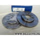 Paire disques de frein avant ventilé 239mm diametre Bosch BD539 0986478621 pour volkswagen polo 3 III lupo seat arosa skoda fabi