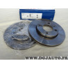 Paire disques de frein avant ventilé 239mm diametre Bosch BD539 0986478621 pour volkswagen polo 3 III lupo seat arosa skoda fabi