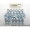 Lot 19 boulons de roue conique M12X1.25 SW19 fixation jante Norauto 320377 801116811Z